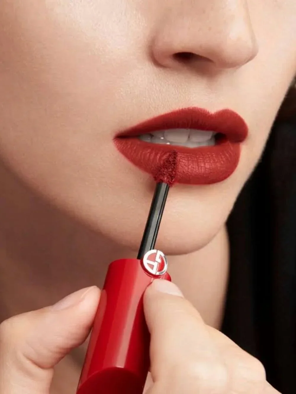 New Giorgio Armani lip maestro satin skin-on-skin vibrant lip 13 gala night